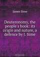 Deuteronomy, the people
