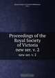 Proceedings of the Royal Society of Victoria, Melbourne 