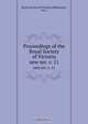 Proceedings of the Royal Society of Victoria, Melbourne 