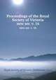 Proceedings of the Royal Society of Victoria, Melbourne 