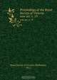 Proceedings of the Royal Society of Victoria, Melbourne 