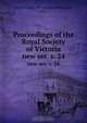 Proceedings of the Royal Society of Victoria, Melbourne 