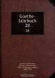 Goethe-Jahrbuch, Goethe-Gesellschaft 