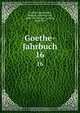 Goethe-Jahrbuch, Goethe-Gesellschaft 