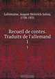 Recueil de contes. Traduits de l