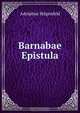 Barnabae Epistula, Adolphus Hilgenfeld 