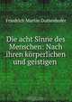 Die acht Sinne des Menschen, Friedrich Martin Duttenhofer 