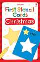 Christmas: First Stencil Cards (набор из 12 карточек), Arrowsmith Vicky 