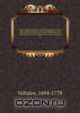 Oeuvres completes de Voltaire : avec notice, prefaces, variantes, table analytique, les notes de tous les commentateurs et des notes nouvelles, conforme pour le texte a l