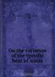 On the variation of the specific heat of water, Gustav Adolph Liebig 