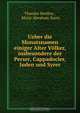 Ueber die Monatsnamen einiger Alter Volker, insbesondere der Perser, Cappadocier, Juden und Syrer, Theodor Benfrey 