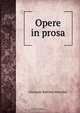 Opere in prosa, Giovanni Battista Niccolini 