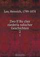 Zwo?lf Bu?cher niederla?ndischer Geschichten, Heinrich Leo 