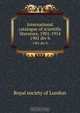 International catalogue of scientific literature, 1901-1914, 