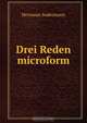 Drei Reden microform, Sudermann Hermann 