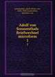 Adolf von Sonnenthals Briefwechsel microform, Adolf Sonnenthal 