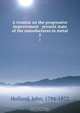 A treatise on the progressive improvement & present state of the manufactures in metal, John Holland 