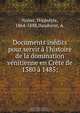 Documents inedits pour servir a l