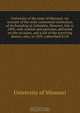 University of the state of Missouri. An account of the semi-centennial celebration of its founding at Columbia, Missouri, July 4, 1890, with oration and speeches, delivered on the occasion, and a list of the surviving donors, who, in 1839, subscribed $118, 