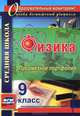 Физика. 9 класс. Предметное портфолио. ФГОС, С. В. Данилин, С. М. Петрова, Е. А. Скобора 