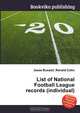 List of National Football League records (individual), Jesse Russel 