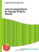 List of compositions by George Frideric Handel, Jesse Russel 