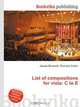 List of compositions for viola: C to E, Jesse Russel 
