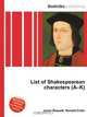 List of Shakespearean characters (A–K), Jesse Russel 