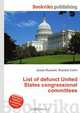 List of defunct United States congressional committees, Jesse Russel 
