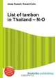List of tambon in Thailand – N-O, Jesse Russel 