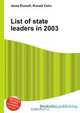 List of state leaders in 2003, Jesse Russel 