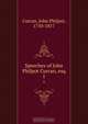 Speeches of John Philpot Curran, esq, John Philpot Curran 