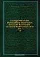 Sitzungsberichte der Philosophisch-Historischen Classe der Kaiserlichen Akademie der Wissenschaften, 