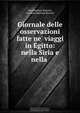 Giornale delle osservazioni fatte ne