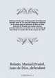 Defensa hecha por el licenciado Don Manuel Bolado ante la 3.a sala del Superior tribunal en la causa que se instruye al Sen?or Don Juan de D. Pradel con motivo de los acontecimientos ocurridos en la hacienda de San Borja la noche del 10 de marzo de 1867, Manuel Bolado 