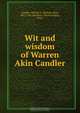 Wit and wisdom of Warren Akin Candler, Warren Akin Candler 