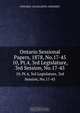 Ontario Sessional Papers, 1878, No.17-45, Ontario. Legislative Assembly 