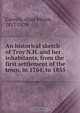 An historical sketch of Troy N.H. and her inhabitants, from the first settlement of the town, in 1764, to 1855, Abiel Moore Caverly 