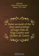 Some account of the lives and writings of Lope Felix de Vega Carpio and Guillen de Castro, Henry Richard Vassall Holland 