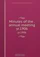 Minutes of the . annual meeting, 