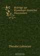 Beitrage zur Etymologie deutscher Flussnamen, Theodor Lohmeyer 