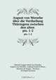 August von Wersebe uber die Vertheilung Thuringens zwischen den alten ., Dietrich August Adolf von Wersebe 