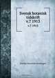 Svensk botanisk tidskrift, Svenska botaniska foreningen 