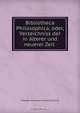 Bibliotheca Philosophica, oder, Verzeichniss der in alterer und neuerer Zeit ., Theodor Christian Friedrich Enslin 
