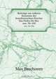 Beitrage zur nahern Kenntnis der brasilianischen Provinz Sao Pedro Do Rio ., Max Beschoren 