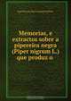 Memorias, e extractos sobre a pipereira negra (Piper nigrum L.) que produz o ., Jose Mariano da Conceicao Velloso 