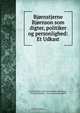 Bjornstjerne Bjornson som digter, politiker og personlighed: Et Udkast, Cecilia Ulrika Laura Lovisa Baath-Holmberg 