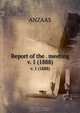 Report of the . meeting, 