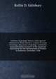 Outlines of geologic history, with especial reference to North America; a series of essays involving a discussion of geologic correlation presented before section E of the American Association for the Advancement of Science in Baltimore, December, 1908, Rollin D. Salisbury 