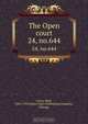The Open court, Paul Carus 